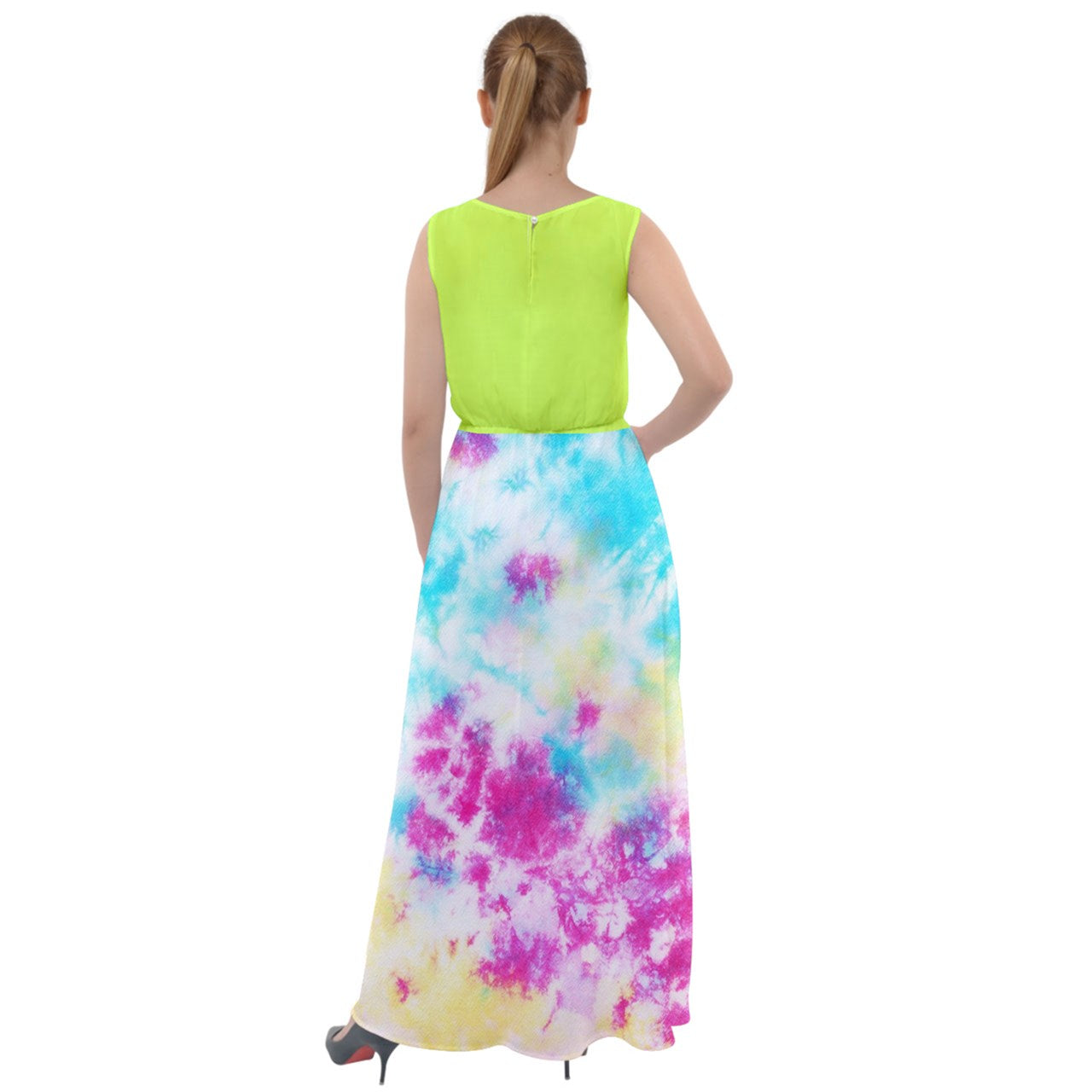 Salt Water Flair - Chiffon Maxi