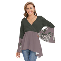 
              Florala - Bell Sleeve Blouse
            