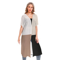 Colorblocked - Sheer Cardigan