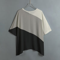 Colorblocked - Batwing Blouse