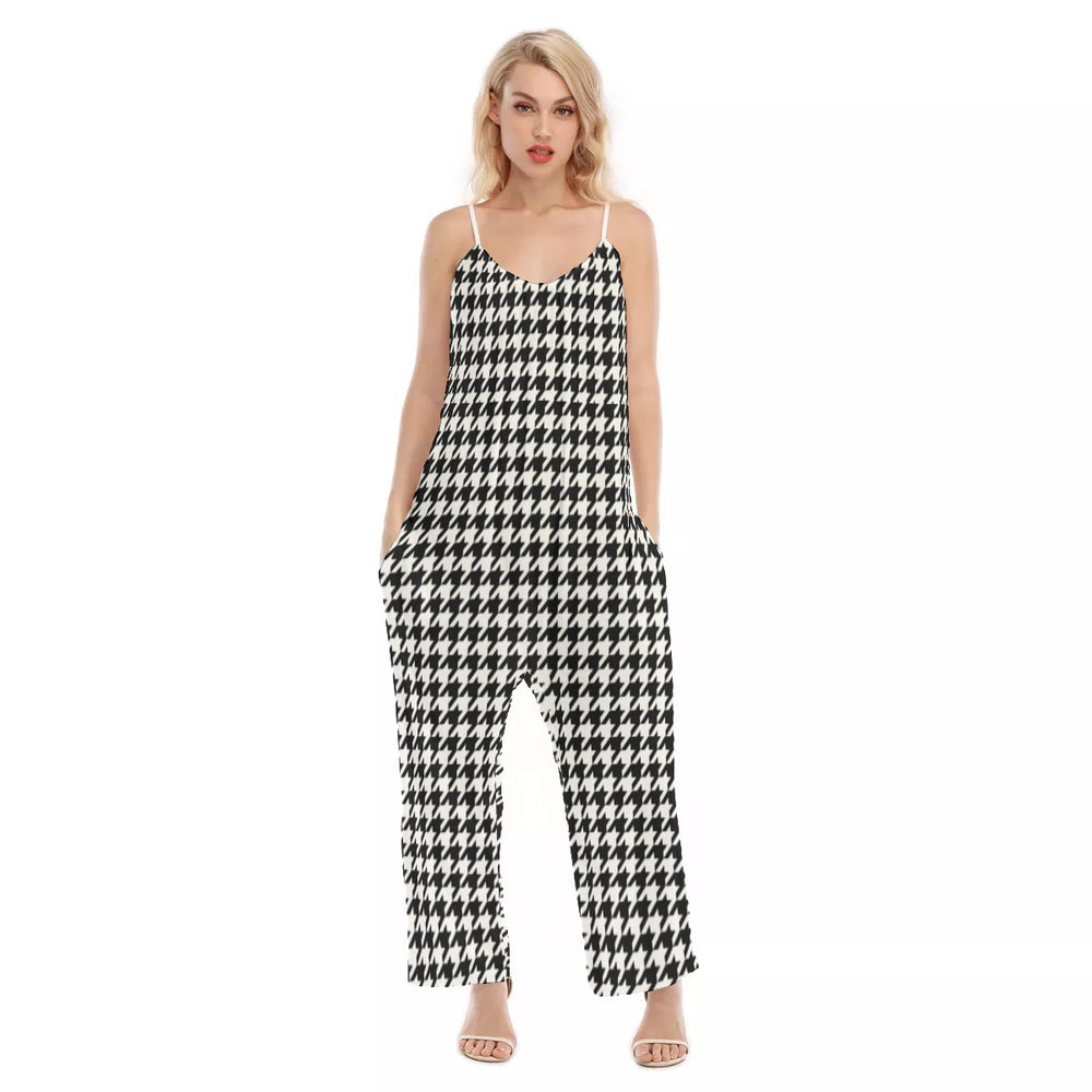 All-Over Print Women's Loose Cami Jumpsuit