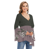 
              Florala - Bell Sleeve Blouse
            