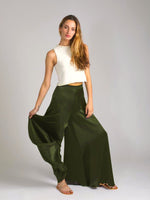 
              Business - Satin Palazzo Pants
            