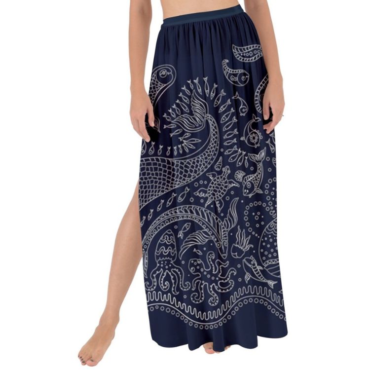 Marina Waves - Tie-waist Sarong