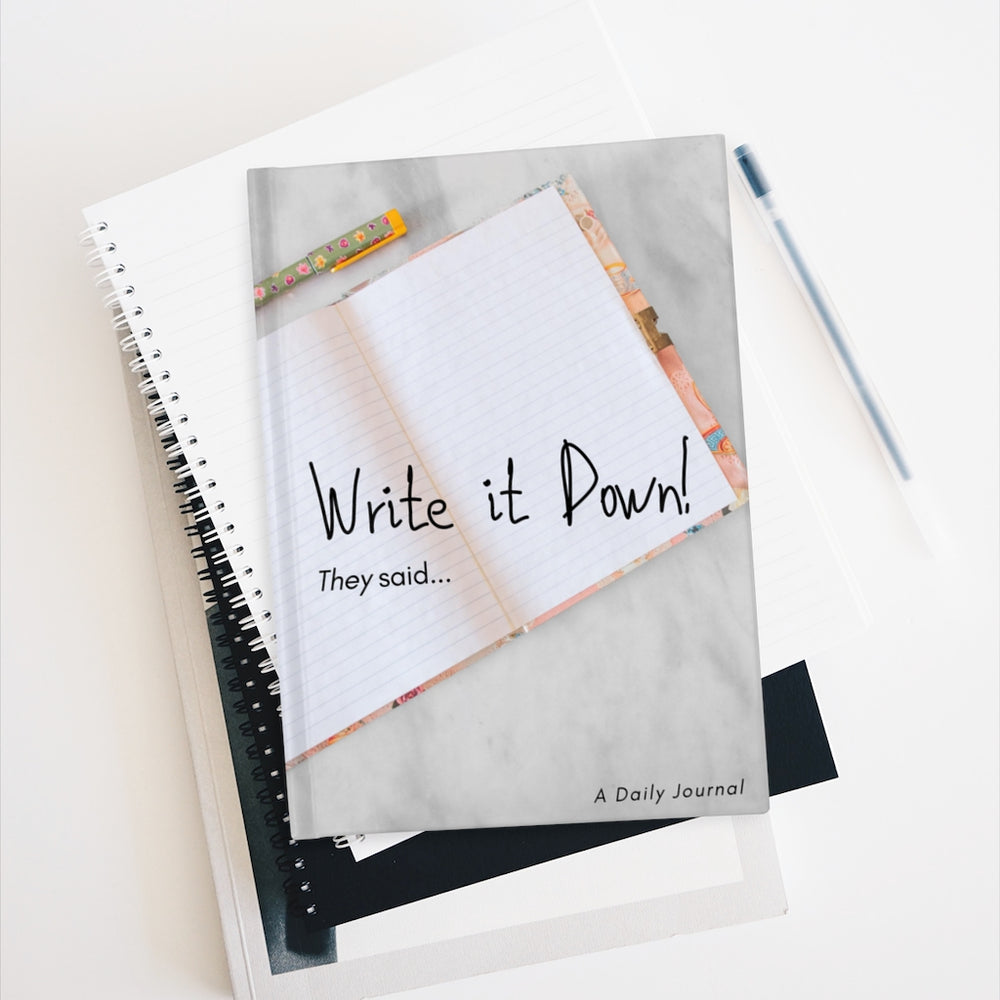 Write it Down! - (Hardcover) Journal