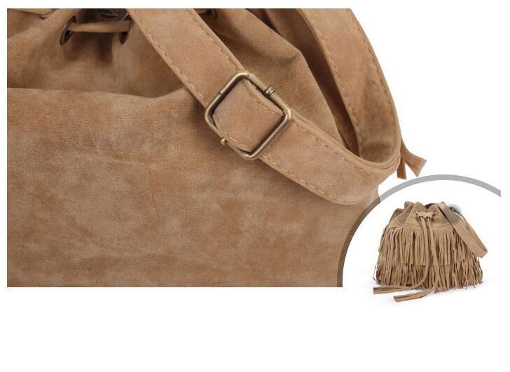 The Cheyann Suede Fringe Crossbody Bag - Tan – Southern Julep