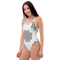 
              B&W Kaleidoscope - Swimsuit
            