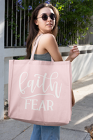 
              Keep the Faith - Large Tote Bag
            