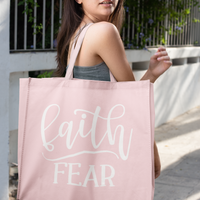 Keep the Faith - Large Tote Bag