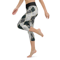 Marble Snake - (Capri) Leggings