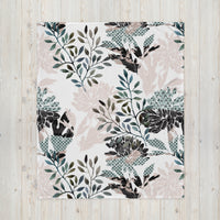 
              Floral Aquarelle - Throw Blanket
            