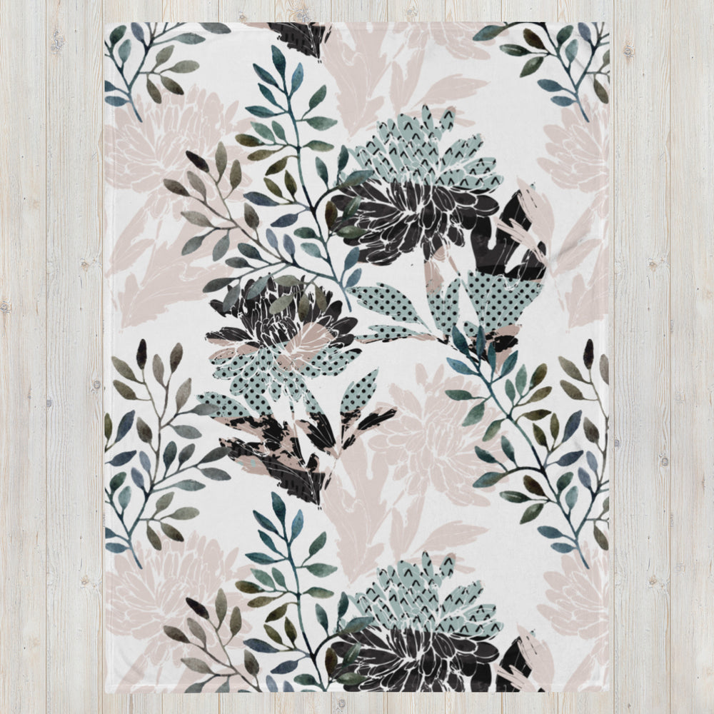 Floral Aquarelle - Oversized Blanket