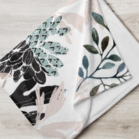 
              Floral Aquarelle - Throw Blanket
            